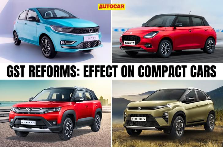2025 GST reforms tax cut compact car SUV prices calculated comparison
